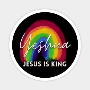 Yeshua Jesus is King Christian Jesus Faith Bible Gift Verse Magnet